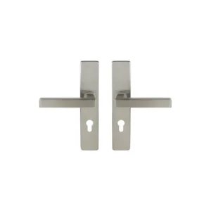 HAFELE ชุดมือจับก้านโยกเพลทยาวสแตนเลสสตีล รุ่น พรีเมียม (สำหรับประตูทางเข้า)