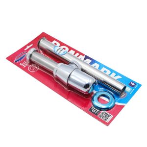 DONMARK ท่อน้ำทิ้งอ่างล้างหน้า แบบกระปุก ชาร์ปเข้าผนัง สแตนเลส 8"