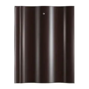 กระเบื้องหลังคาเซรามิก เอสซีจี รุ่นเซลิกา เคิร์ฟ สีวู้ดเดน บราวน์