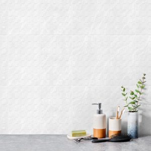 Alternative view of กระเบื้อง WT 25X40 โจเซฟีน เดคโค่ ขาว PM