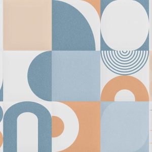 กระเบื้อง FA-N 25x40 ฟินาเล่ กราฟฟิค-ฟ้า (A)