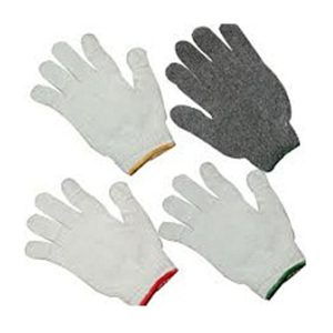 ถุงมือผ้าคละสี