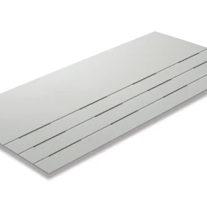 ฝ้าสมาร์ทบอร์ด เอสซีจี รุ่นเซาะร่องระบายอากาศครึ่งแผ่น ขนาด 60x120x0.4 ซม. สีซีเมนต์