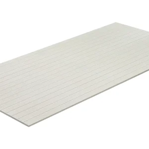 ผนังสมาร์ทบอร์ด เอสซีจี รุ่นรัสติค ผิวลายเสี้ยน เซาะร่อง 3นิ้ว ขนาด120x240x0.6 ซม. สีซีเมนต์